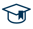 Mütze eines College Absolventen